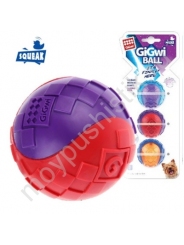 GIGWI ИГРУШКА ДЛЯ СОБАК 3 МАЛЕНЬКИХ МЯЧА 5 СМ G-BALL С ПИЩАЛКОЙ 